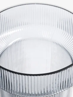 Vase strie gris xl