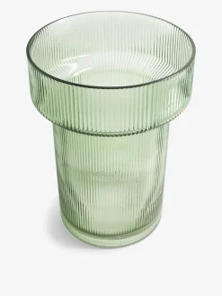 Vase strie xl olive