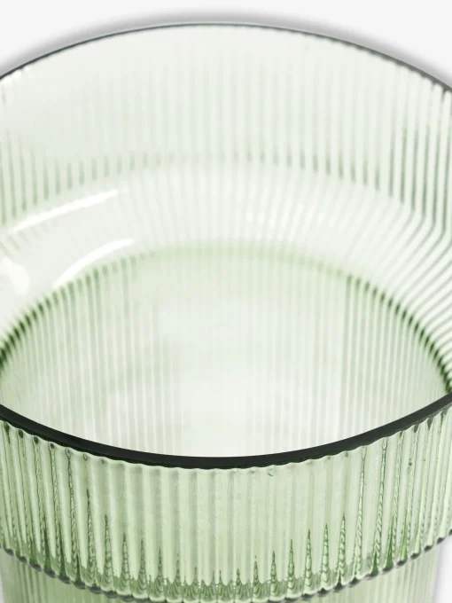 Vase strie xl olive