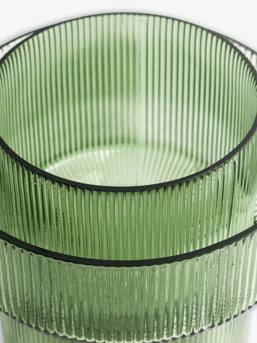 Vase strie xl olive