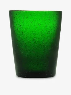 Verre a eau bubble emeraude - zani serafino